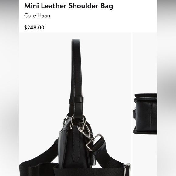 Cole Haan Shoulder Leather Bag - Picture 10 of 15
